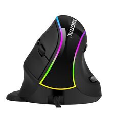 J-Tech Digital USB Wired Ergonomic Vertical Mouse w/RGB DPI for Computer PC /MAC picture