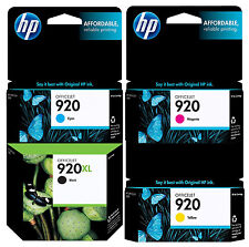 GENUINE NEW HP 920XL 920 Ink Cartridge 4-Pack for Officejet 6000 6500 7000 7500 picture