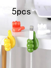 5pcs Small & Multicolor Hand Cable Organizers, No Punching Required, NEW picture