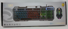 Cadeve 6900 Desktop Gaming Keyboard and Mouse Mechanical Feel Led Light Backlit picture