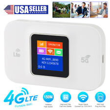 Unlocked LTE 4G Wireless WiFi Router Mobile Broadband MIFI LCD Hotspot Portable picture