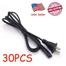 Lot of 30/20 US 2 Prong 2Pin Power Cord Cable Adapter PC Laptop Dell IBM HP picture