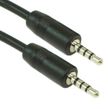 1.5ft 2.5mm SLIM TRRS (4 conductor) Male to Male Audio Cable picture
