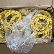 (Lot of 200) CAT5e Cable Ethernet Patch Cord 7Ft Yellow CCA Networking Vericom picture