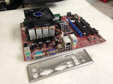 MSI MS-7309, K9N6PGM2-V2 Motherboard w/ 2X2GB Memory, CPU,Fan & backplate picture