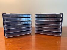 Zip Disk Cases Empty iOmega Holders LotClear 90s Y2K Vintage Data Storage Disc picture