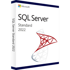 Microsoft SQL Server 2022 Standard with 16 Core License, unlimited User CALs picture