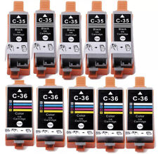10 Pack Printer Ink Cartridges for PGI35 CLI36 Canon Pixma iP100 iP110 TR150 picture