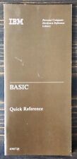 IBM PC Personal Computer - BASIC Quick Reference (1984) picture