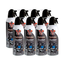 New Canned Air Falcon Dust-Off Compressed Computer Gas Duster 10 oz TOTAL 8 Pack picture