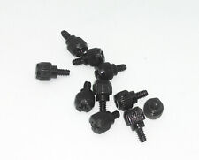 NEW 10pcs #6-32 Thread Black Anodized Aluminum Thumb Screws for PC Computer Case picture