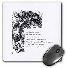 3dRose Which road do I take Cheshire cat Alice in Wonderland - John Tenniel Mous picture