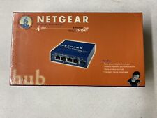 Netgear ProSafe Model#EN104TP 4-Port Ethernet Hub 10/100MBPS W/Power Supply NEW picture