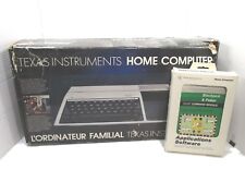 Vintage TEXAS INSTRUMENTS TI-99/4A  16-Bit Home Microcomputer With Game picture