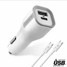 30W USB-C PD Car Charger PLUS USB-C to C Cable, UL-Listed and USB-IF Certified picture