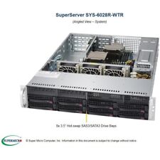 ✅*Authorized Partner*Supermicro SYS-6028R-WTR 2U X10DRW-i, 825TQ-R802WB picture