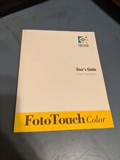 *Vintage* Logitech Foto touch color Image editing software Users Guide 1993 picture