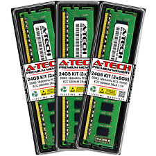 A-Tech 24GB 3x 8GB PC3-14900E ECC Unbuffered DDR3 1866MHz DIMM Server Memory RAM picture