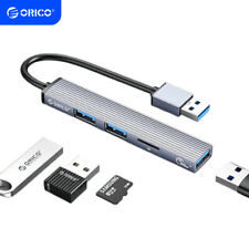 ORICO Aluminum Type C HUB 4 Port USB 3.0 2.0 Ultra Slim Card Reader For Computer picture