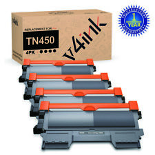 V4ink 4PK High Yield TN450 Toner Cartridge for Brother HL-2270DW 2240 MFC-7360N picture