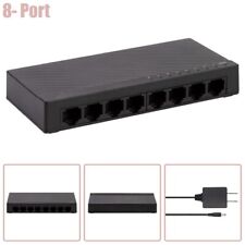8 Port 10/100Mbps Fast Ethernet Network Unmanaged Switch Desktop Wall Mounting picture