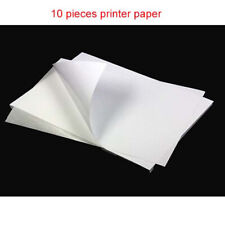 10Pcs A4 Sticker Paper Waterproof Adhesive Label Sheet for Inkjet Laser Printer picture