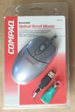 Vintage COMPAQ illuminated Optical Scroll Mouse USB / PS2 26-752. Sealed picture