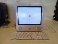 Vintage Apple eMac A1002 All in One Power PC W/ Keyboard & Mouse A1048 FOR PARTS picture
