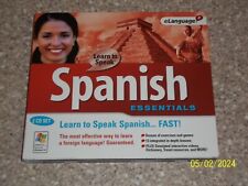 eLanguage Learn to Speak Spanish Essentials 2 CD Set ~ Open but New Never Used picture