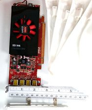 AMD FirePro W4100 2GB Mini DisplayPort X4 Monitors HDMI Windows 10 Video Card picture