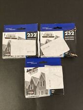 Lot Of 3 Packs Of Epson 232 Standard-Capacity Black Exp 07/26 picture
