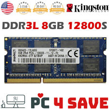 Kingston 8GB DDR3L 1600 MHz 2RX8 PC3L-12800S SODIMM 1.35V 204 Pin Laptop Memory picture
