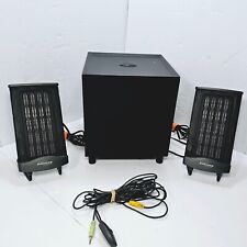 Monsoon MM-700 Self Amplified Speaker System with Subwoofer  Rare Flat Speakers picture