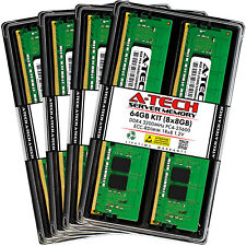 A-Tech 64GB 8x 8GB 1Rx8 PC4-25600R DDR4 3200 MHz ECC REG RDIMM Server Memory RAM picture