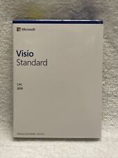 Microsoft Visio Standard 2019 Retail Box D86-05829 GENUINE SEALED No Disc picture