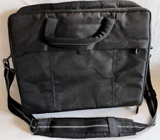 OEM Dell Deluxe Laptop/Notebook Black Nylon Clamshell Carry Bag 0C5CDG w/Strap picture