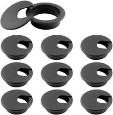 2 Desk Grommet Black10 Pack Wire Cable Hole Cover Plastic Wire Organizers For picture