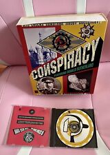 Vintage 1993 PC game CONSPIRACY - Donald Sutherland Virgin CD-ROM IBM CIB picture