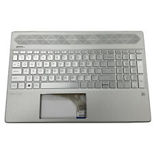 Top Cover For HP 15-CS 15Z-CW100 15-CW 15-CS3153CL Palmrest Keyboard L24752-001 picture