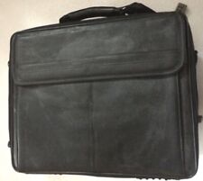 Vintage Kensington Black Leather Notebook Traveler Carrying Case picture