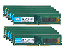 80GB Crucial 10X 8GB DDR4 2400MHz 2RX8 PC4-2400T 288Pin UDIMM Desktop Memory RAM picture