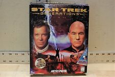 Vintage Star Trek Generations PC Game Box And Instruction Manual (No Software) picture