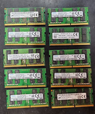 LOT of 10 x 16GB PC-19200 DDR4 2400MHz SO-DIMMs SAMSUNG SK Hynix Micron Kingston picture