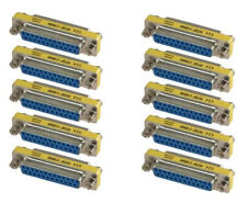 10 PCS DB25 25-Pin Serial Female to Female Mini Gender Changer Coupler Adapter picture