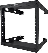 9U Open-Frame Wall Mount Server Rack for 19