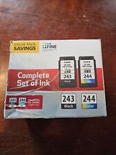 Genuine Canon PG-243 Black CL-244  Color  (1287C006) Ink Cartridges - Combo Pack picture
