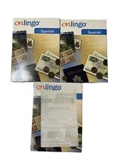 Onlingo Learn Spanish Sets 1, 2, And 3 Perfect Condition One Sealed picture
