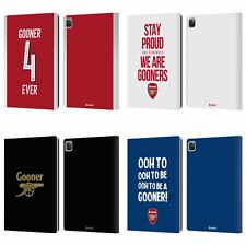 OFFICIAL ARSENAL FC GOONERS LEATHER BOOK CASE FOR APPLE iPAD picture