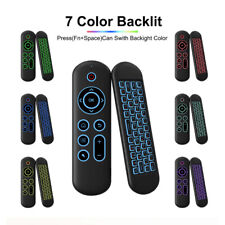 Universal 2.4G USB/Bluetooth Air Mouse Color Backlight Keyboard Remote Control picture