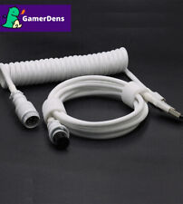 Custom Aviator Coiled Type-C Cable Double Sleeved for Mechanical Keyboards  picture